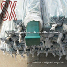 Square Tube Metal Wire Mesh Clôture Post